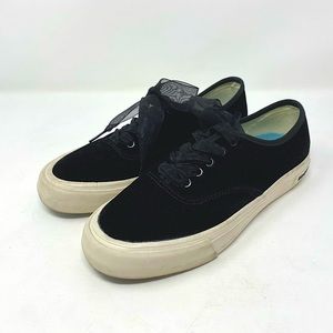 SeaVees for J.Crew Black Velvet Sneakers Sz 7